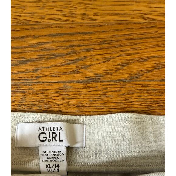 Athleta Girl Gray Joggers Size 14 - Picture 3 of 4